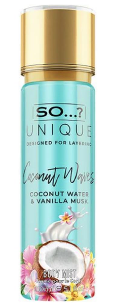 SO…? Unique Coconut Waves Fruity Fragrance Everyday Body Mist 150ml For Women