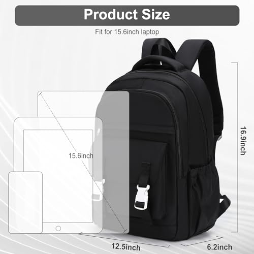 suwasp Mochila escolar para meninas estudantes adolescentes – Grande capacidade com 2 compartimentos