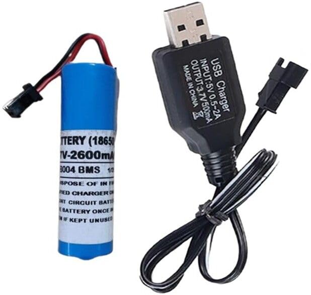 NOVEL 3.7V 18650 Lithium-Ion Rechargeable Battery 2600mAh with USB Charging Cable | Suitable for Portable Electronics, DIY Projects and Learning Applications-image-28