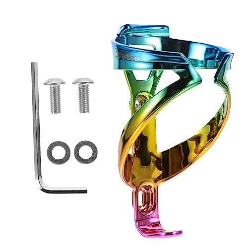 GOOHOCHY Professional Mountain Bike Water Bottle Holder Rack Lightweight Water Bottle Cage Bracket for Cycling Durable Bike Bottle Holder Compatible with Water Bottles