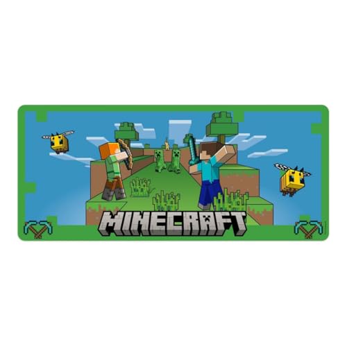 My sweety pop | Tapis de Souris Gaming Minecraft XXL | Bureau Gamer 80x35 cm | Base en Caoutchouc Antidérapante | Accessoire Setup Gaming pour Enfant et...