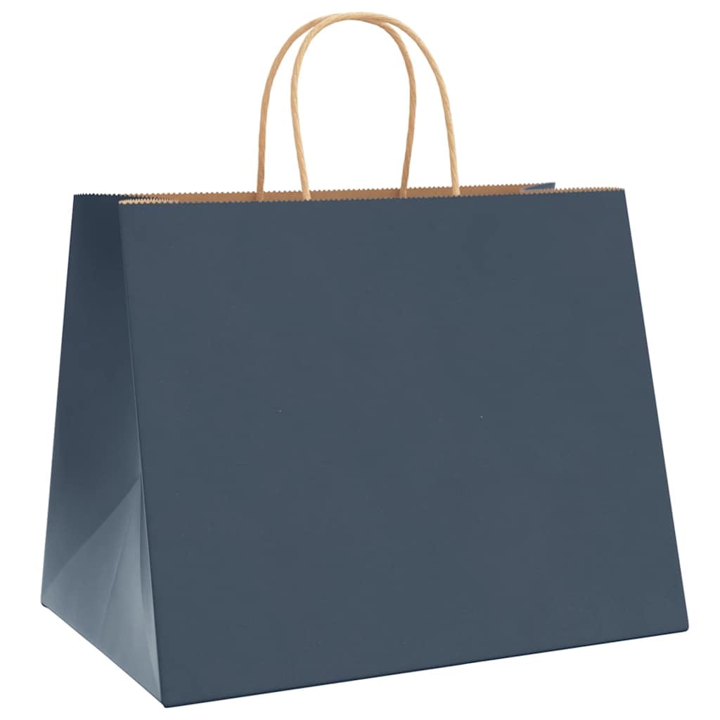 Bolsas de papel azul 250 piezas 32 x 22 x 24 cm