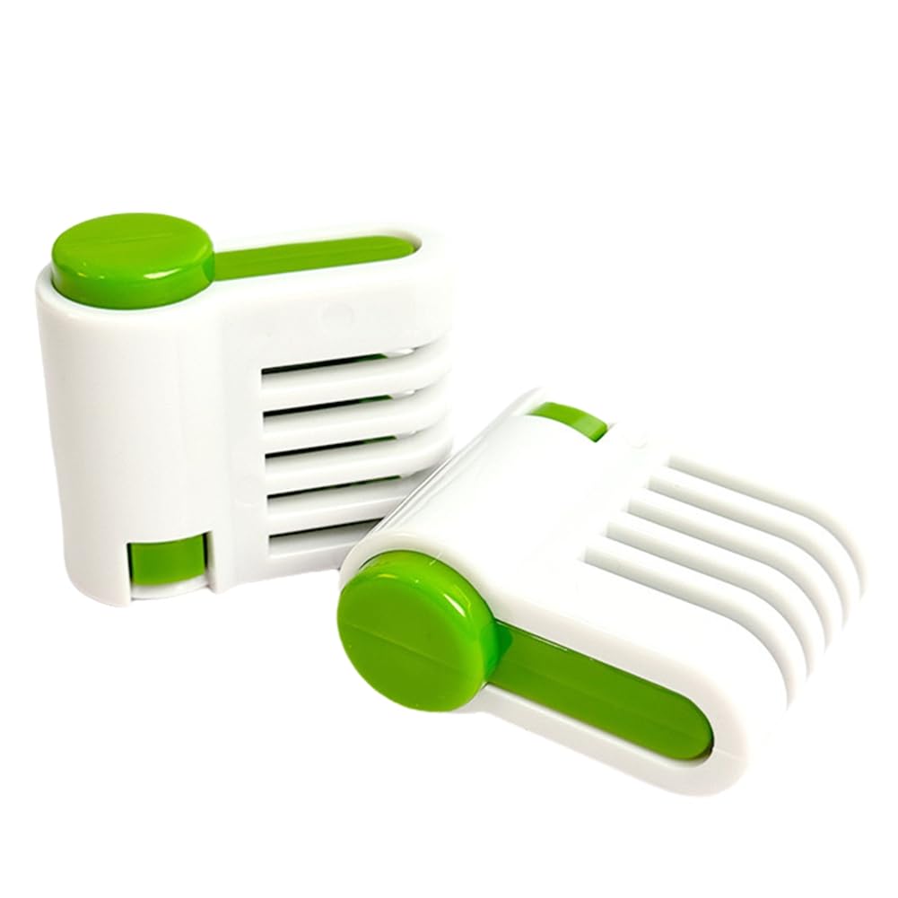 CTRLZS 2pcs/Set Cake Slicer Bread Divider Layering Aid Serrated Knife Divider Toast Baking Tool A