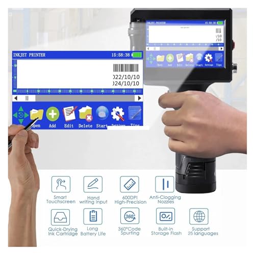 Imprimante jet d'encre portable code barre QR et numéro variable - 3