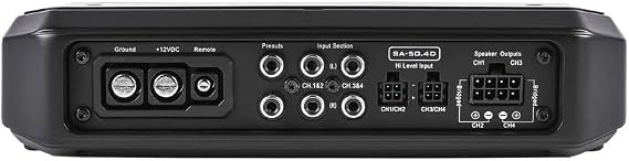 Skar Audio SA-50.4D 400 Watt Class D High Performance 4 Channel Car Amplifier
