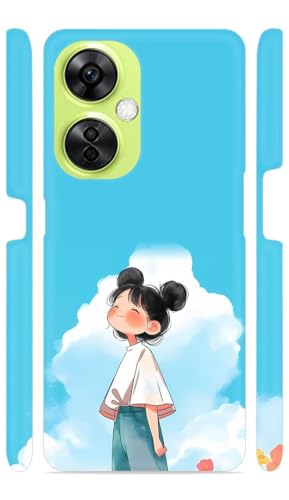 Image of Cute Girl Anime Designer Printed Hard Back Cover for Oneplus Nord CE 3 Lite 5G Attractive and Uniquely Crafted Smartphone Case