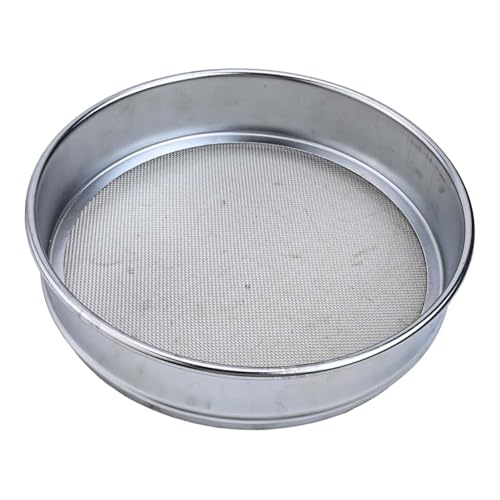 Zilimontt - Zilimontt Tamis standard en acier inoxydable pour laboratoire, ouverture 10-100 mailles avec cadre chromé, diamètre 20 cm pour usage industriel et pharmaceutique (18 mailles)