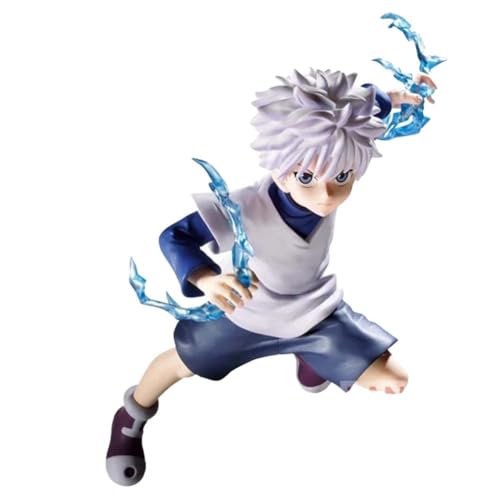 Jilijia Anime Figures Killua Zoldyck Gon Freecss Kurapika Hisoka Action Figurine Statue Collectible PVC Cartoon Model Desktop Decoration Ornaments