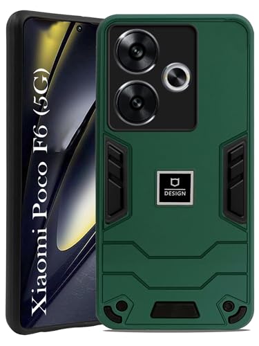 Image of Jkobi Back Cover Case for Xiaomi Poco F6 5G (Hybrid Armor | Slim Dual Layer | Shockproof Lightweight)