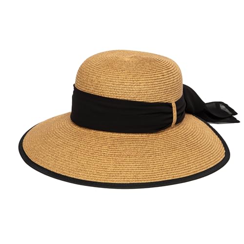 The Brunch Date Womens Sun Hat - Black