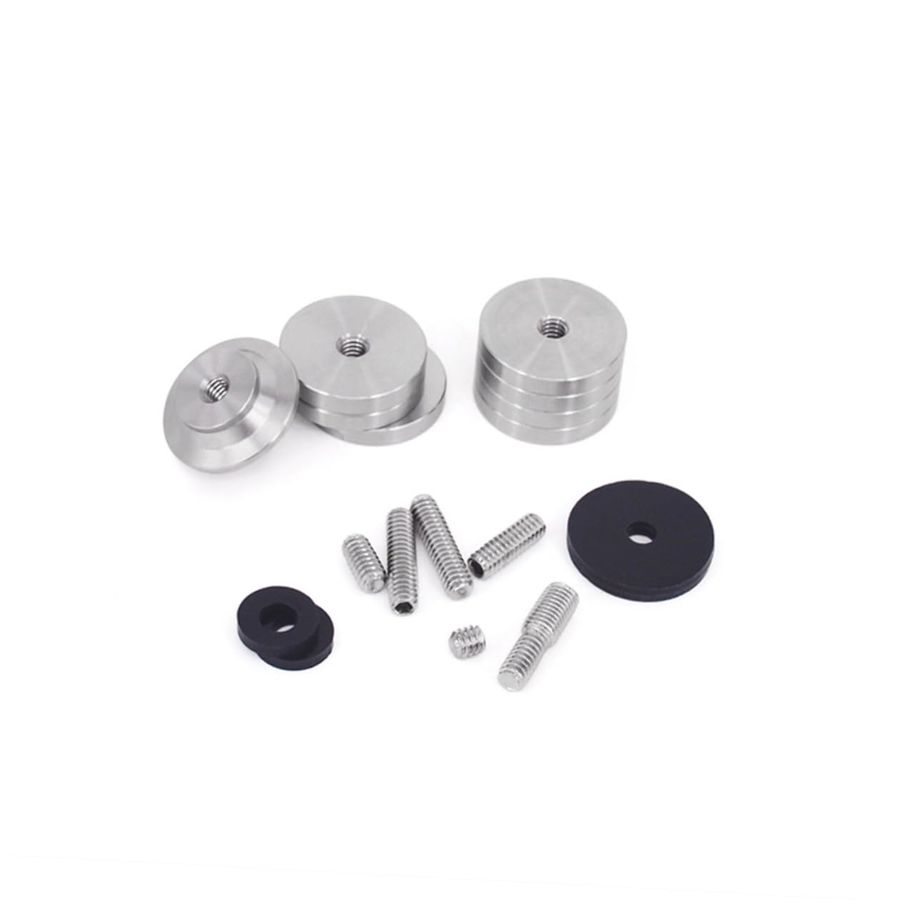 DECOMELODY Stabilizer Weight Screws Accessories Easy Install Balance Point Inserts Construction Reduction Compatible Silver