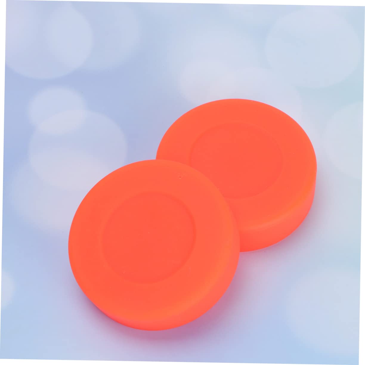 BESPORTBLE Rondelles de Hockey Dureté Réglable en Caoutchouc 12 Pièces Surface Mate Lisse Accessoires pour Hockey Glace et Roller