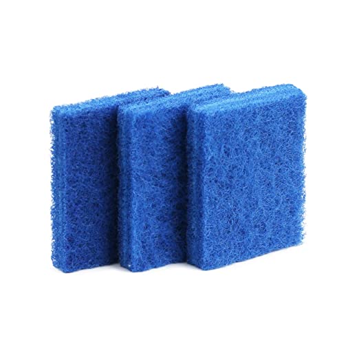 Senstree Fish Tank Sponge, Aquarium Starter Tools, Handheld Algae Pad, Coarse Sponges(3Pcs) #TOP5