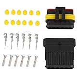 6 via / Pin conector sellado impermeable
