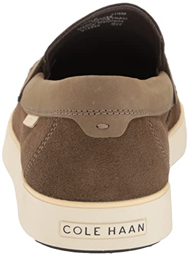 Cole Haan Tênis masculino Nantucket 2.0 Penny Mocassim, Camurça cinza pedra, 7.5 Wide