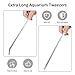 Fri4Free 2PCS Long Aquarium Tweezers - 10.6