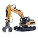 TOUCAN RC HOBBY HUINA Upgrade 580 1:14 Metal RC Excavator RC Bagger Model Engineering Vehicle Electric Ball Grabber 360 Rotating Shear Claw Sound Lights