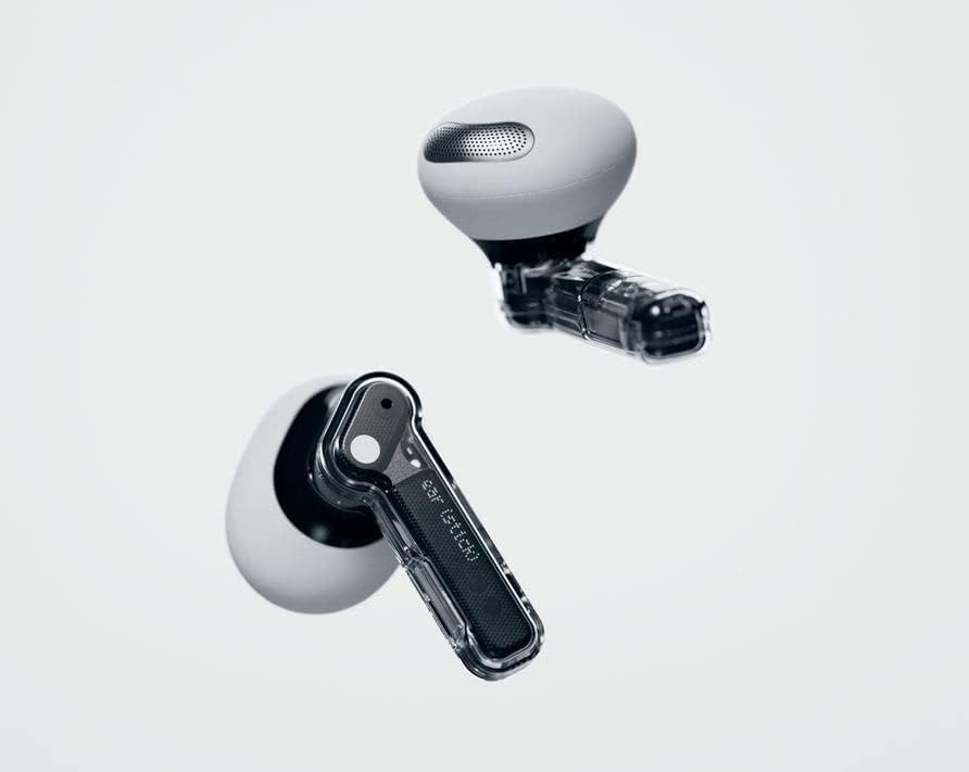Nothing Ear Stick Wireless Earbuds, Bluetooth 5.2 in Headphones with 3 Microphone,29H Playtime IP54 Waterproof Bass Lock Earphones -Compatible iPhone &Android(with A Free Earbud Bag, White, (B157)