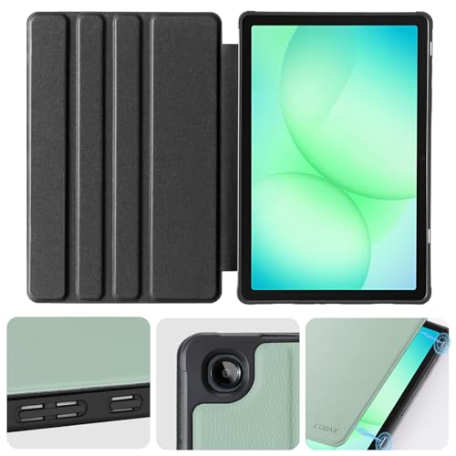 Image of CoBak Case for Samsung Galaxy Tab A11+ Plus 11 inch 2025, Multi-Viewing Angles, All New PU Leather Folio Stand Cover with Auto Sleep Wake Feature for Samsung Galaxy Tab A11+ Tablet 11-inch, Sage Green