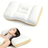 COZYNOVA 枕 深い眠り枕 首が痛くならない 人気 まくら 安眠枕 低反発 高反発 快眠枕 仰向け・横向き・うつ伏せ 安眠枕 快眠枕 寝心地アップ ラクラク 60x40cm (ベージュ)