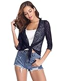 Ein edles Bolero Jäckchen für viele Anlässe, als Überwurf über ein Kleid oder über ein Top, richtige für laue Sommerabende.