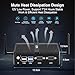 HISTTON Mini PC N100 Win 11 Pro, Mini Computer Fanless Industrial PC, DDR4 8GB RAM 128GB SSD, Small PC, Dual LAN, WiFi 5, BT4.2, 2 RS232, HD/VGA, USB3.0, Mini Desktop Computer