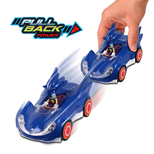NKOK Sonic The Hedgehog All Stars Racing Pull Back Action, lenda do videogame, Speed Star by Tails,