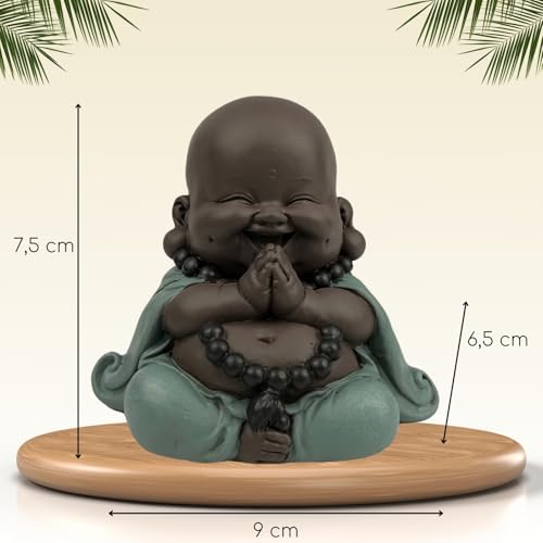 Zen'Light Lucky Laughing Buddha Statue, Zen and Feng Shui Decoration, to Create a Relaxing and Spiritual Atmosphere - Image 4