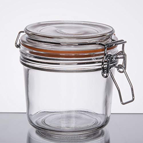 Tablecraft Cjs12 4-Piece Resealable Condiment Jar Set #TOP3