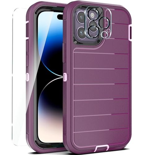 Coque iPhone 14 Pro antichoc résout le problème des bris d'objectif et d'écran cassé