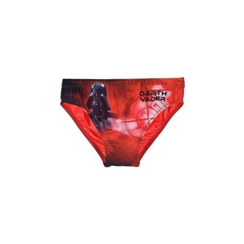 Star Wars Red Swim Briefs for Boys Cover