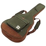 Ibanez IGB541-MGN PowerPad Designer Electric Guitar Gig Bag – Padded Soft Case with 15mm Protection | Neck Support Strap | 4 Accessory Pockets & Backpack Straps- Moss Green - Image 1