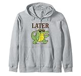 Retro Style Vintage Illustration Cool Later Gator