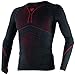 D-Core Thermo Tee Ls, Noir/Rouge, Taille XL/X