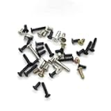 NSLikey Black M3 x 4mm Alloy Screws Set of 12 for 3DS Game Console Replacement Parts