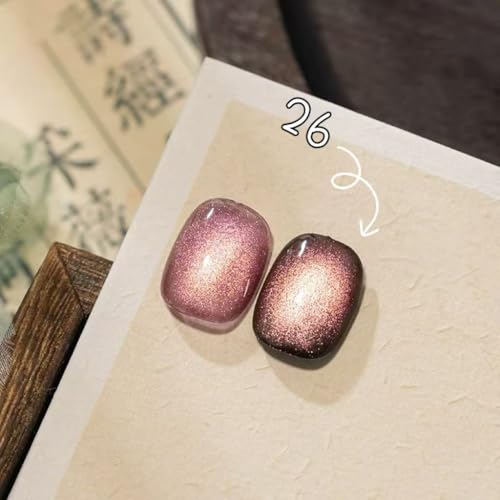 Set de 6 esmaltes de uñas gel magnéticos Cat Eye miniatura 5