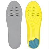 Plantillas de hombre para el trabajo. Calzado deportivo, transpirables evitando el olor a sudor. Talla 40-45. Plantillas zapatillas deportivas, manteniendo la seguridad del pie y su bienestar.