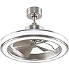 Fanimation Gleam 16 inch IndoorOutdoor Ceiling Fan with LED Light Kit Brushed Nickel 1491x2370x2370