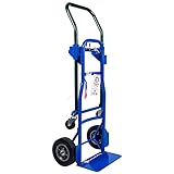 American Lifting Multi Position Incline 600 lb Capacity Steel Hand Truck, Dolly and Cart, 45L x 15W...