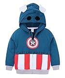 Symunnia Toddler Kids Baby Boys Clothes Spring Autumn Long Sleeve Cartoon Loose Coat Hoodie...