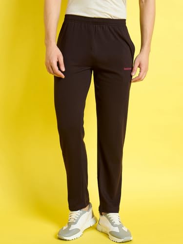 Image of bearbrother Men's Regular Fit Solid Trackpants