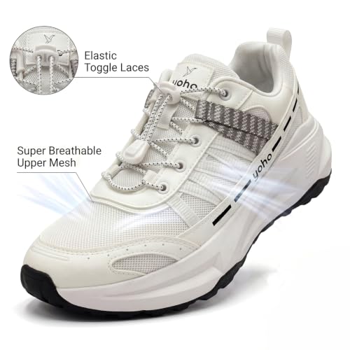 Image of YOHO Men's Sneakers Jipsi | Stylish, Comfortable, Anti Skid & Breathable | Walking, Jogging & Lace Up Casual Sport Shoes for Man /Gents