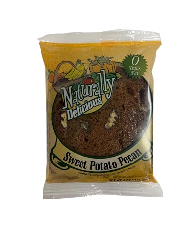Image of 8 Pack Sweet Potato Pecan Bread Slices, Nadel - NATURALLY DELICIOUS. Sweet Breads & Cakes breakfast bar, back to school lunch snack.