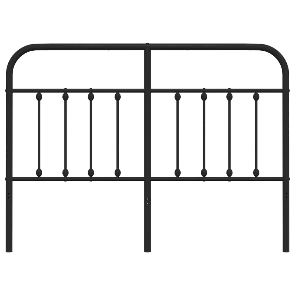 ShGaxin Cabecero de Metal Negro 150 cm, Cabeceros Cama, Cabeceros Moderno, Cabezales Cama, Muebles Habitacion, Cama Cabeza, Mueble Cabecero - 352612