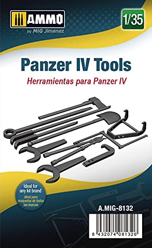 Kit d'outils de voiture militaire allemand 1/35 Amo AMO-8132 pour remplacer les pièces floues