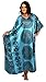 Up2date Fashion Womens Satin Caftan/Kaftan in Blue Mandala Print, One Size, Style Caf-95RB