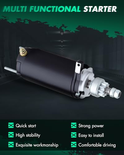 Image of SCITOO New Starter fit for Mercury Outboard 65hp 80hp 85hp 90hp 95 HP 50-29105 50-30842 50-31976 50-32411 50-37274 5733