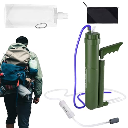 Filtre à eau de camping et équipement de survie haute précision en haute montagne