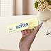 1Pc/2Pcs Butter Stick Slow Rising Squeeze Toy Salted Butter Bar Slow Rising Figure Stress Relief Fidget Toy for Anxiety Relief Hand Relax (1)