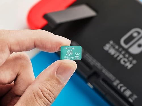 Carte microSDXC SanDisk 512 Go pour Nintendo Switch Edition Leaf - 5